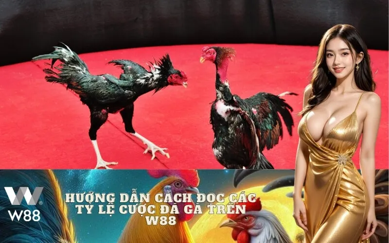 Hướng dẫn cách đọc các tỷ lệ cược đá gà trên W88