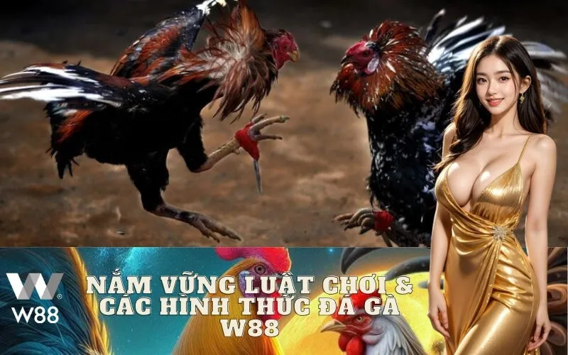 Nắm Vững Luật Chơi & Các Hình Thức Đá Gà W88