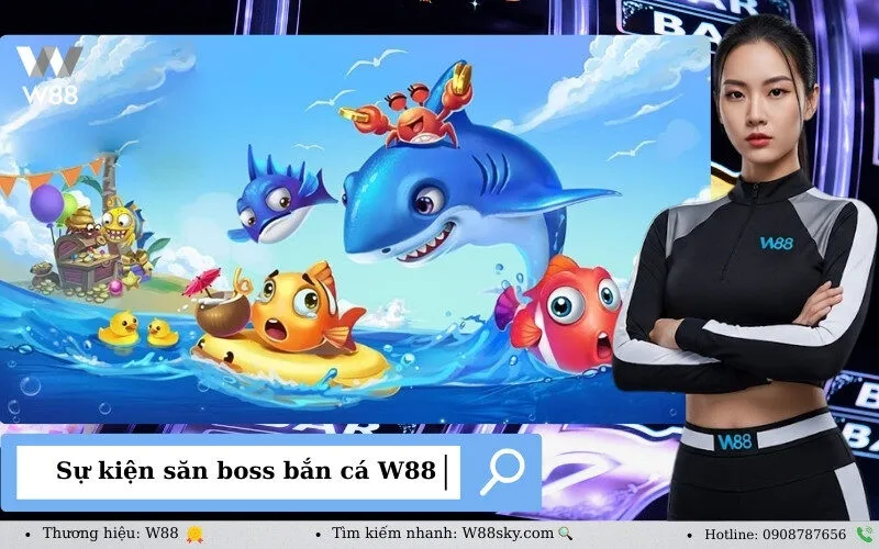 Sự kiện săn boss bắn cá W88