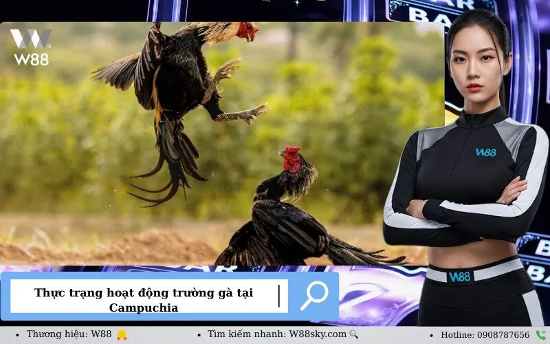 Thực trạng hoạt động trường gà tại Campuchia